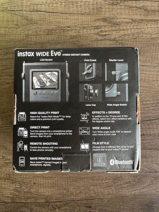 Cámara instantánea Fujifilm Instax wide evo -Nueva