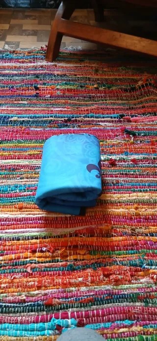 Esterilla Yoga Viaje Azul