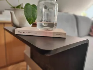 Sofá IKEA DELAKTIG desenfundable con mesa auxiliar