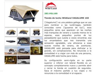 Tienda de techo para coche