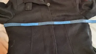 Abrigo largo Zara Negro Talla L