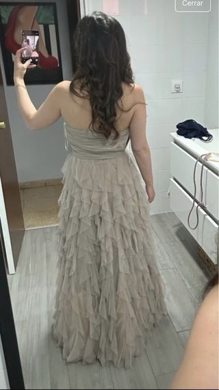 Vestido Pronovias Rosa Palo Talla XS