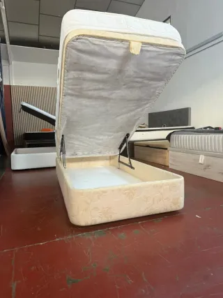 90x180 CANAPE TAPIZADO  COLCHON BULTEX VISCO