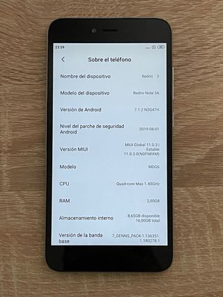 Xiaomi Redmi Note 5A