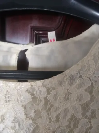 Blusa de encaje manga larga