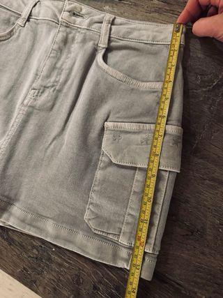 Falda tejana gris Brownie