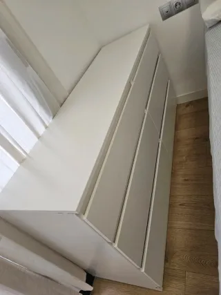 Cómoda 6 cajones IKEA blanca