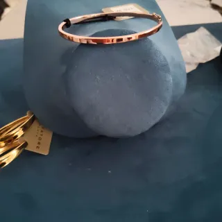 Pulsera rígida Salvatore baño rosa