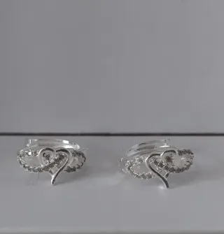 Orecchini Cuore Argento Sterling 925