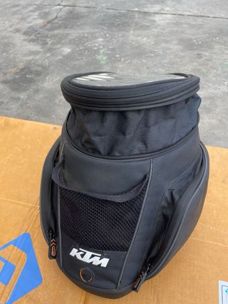 Bolso Depósito KTM Negro con Ventana Transparente