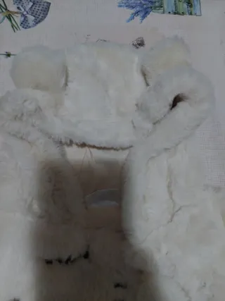 Tuta orsetto bimbo invernale 62 cm, 0/3 mesi