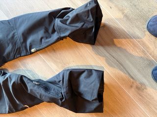 Pantalón de esquí Wedze negro con tirantes