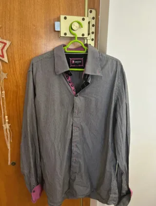 Camisa 7 Camicie Slim Fit Talla XL