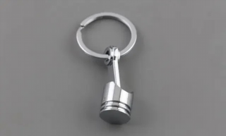 NUEVO LLAVERO PISTÓN CROMADO REGALO REF.1284