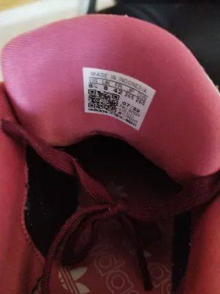 Zapatillas Adidas Talla 42 Rojo salmón /Blanco