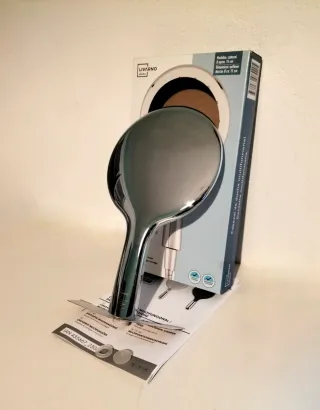 Soffione doccia multifunzione e tubo flessibile