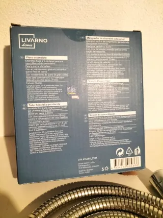 Soffione doccia multifunzione e tubo flessibile