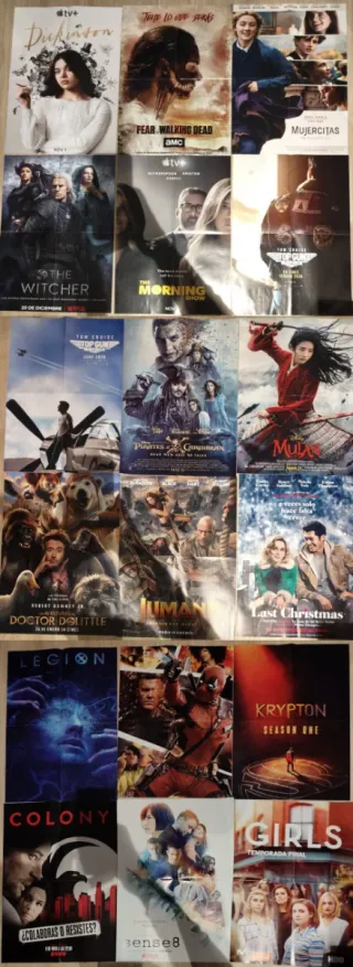 Póster Revista Acción Películas y Series