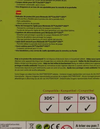 (NUEVO) SET 3DS/DSI/DS LITE