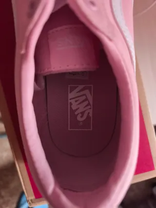 Zapatillas Vans rosas y blancas 37 y 38