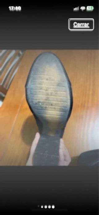 Botines terciopelo azul tacón brillos Maria Mare