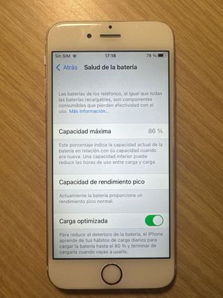 iPhone 6s Rose Gold/Blanco