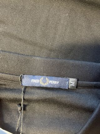 Polo Fred Perry Negro Cremallera
