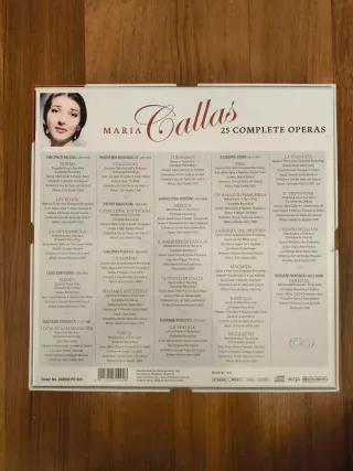 María Callas 25 Óperas Completas 52 CDs