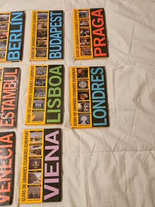 Guías de viaje de 11 grandes ciudades europeas.