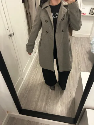 Abrigo Zara Gris