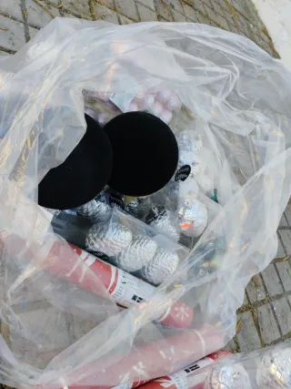 Lote bolas navidad verdes y plateadas Piñas,