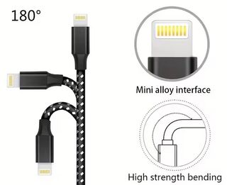 Cable: USB - IPHONE 14, 13, 12, 11 X XR Pro Max