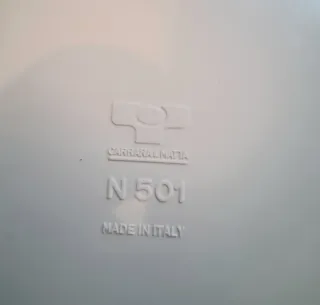 Sgabello vintage bianco