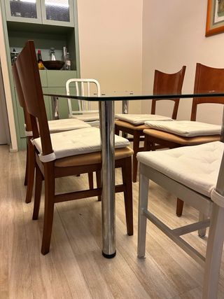 Mesa Comedor o despacho vidrio grande