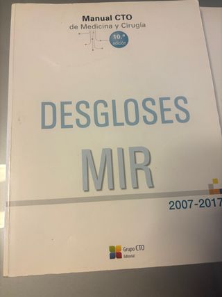 Manual CTO de DESGLOSES MIR 2007-2017 (Spanish ...