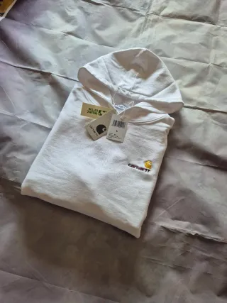 Hoodie Carhartt Branco Tamanho L