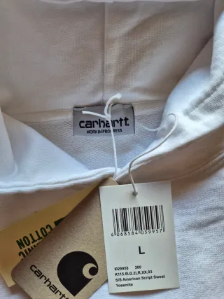 Hoodie Carhartt Branco Tamanho L