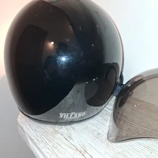 Casco Moto Negro + Gafas y Visera
