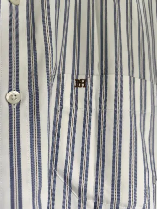 Camisa Pedro del Hierro Rayas Azul/Blanco