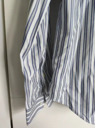 Camisa Pedro del Hierro Rayas Azul/Blanco