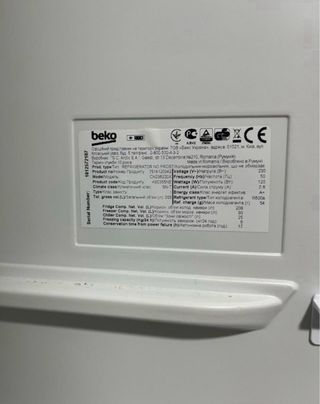 Recambios Nevera Beko