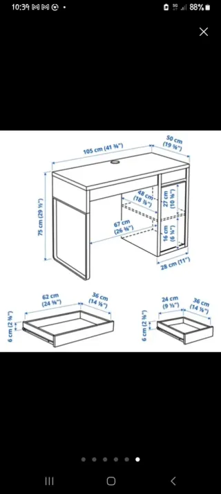 Escritorio moderno amarillo y blanco