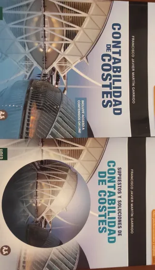 Libros contabilidad de costes ADE. UNED.