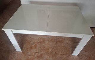 Mesa comedor blanca madera
