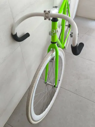 Bicicleta Fixie Verde Neón , acepto cambio por BMX