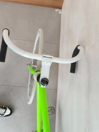 Bicicleta Fixie Verde Neón , acepto cambio por BMX