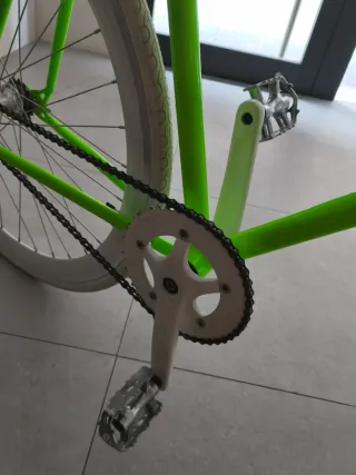 Bicicleta Fixie Verde Neón , acepto cambio por BMX