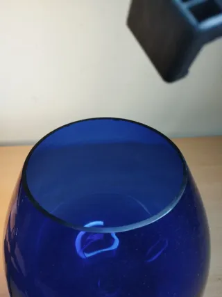 Copa Gigante de Coñac Azul 23cm