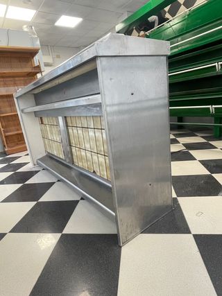 Barra mostrador de acero inoxidable