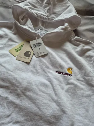 Hoodie Carhartt Branco Tamanho S
